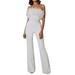 JURANMO Slim Fit Feather Jumpsuits for Women Elegant Women S Jumpsuits Rompers & Overalls Baggy Overalls for Women