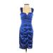 Morgan & Co. Cocktail Dress: Blue Dresses - Women's Size X-Small