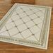 Fleurette Rectangle Rug, 3'3" x 5'3", Ivory