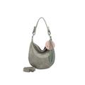 Schultertasche FRITZI AUS PREUSSEN "Fritzi Hobo" Gr. B/H/T: 10 cm x 31 cm x 33 cm, grau Damen Taschen Handtaschen