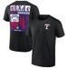 Men's Fanatics Branded Black Texas Rangers In Good Graces T-Shirt