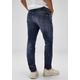 Regular-fit-Jeans STREET ONE MEN Gr. 30, Länge 34, blau (indigo blue wash) Herren Jeans Regular Fit