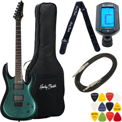 Harley Benton R-446 Flip Flop Blue Bundle