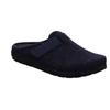 Pantoffel ROHDE "RODIGO-H", Herren, Gr. 47, blau (dunkelblau, meliert), Filz, klassisch, Schuhe, mit Memory Schaum