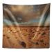 East Urban Home Landscape Desert in Western Sahara Tapestry Polyester in Brown/Orange | 68 H x 80 W in | Wayfair 641430F988C74DEBAD5839AEE5EA639B