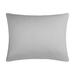 Home Treasures Linens Lisboa Solid Color 100% Cotton Pillow Sham 100% Cotton in Gray | 20 H x 36 W in | Wayfair EMLIS5KSHAC