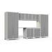 NewAge Products 8 Piece Storage Cabinet Set in Gray | Wayfair 52448