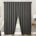 Sun Zero Aria Magnetic Closure Theater Grade 100% Blackout Back Tab Curtain Panel Pair Synthetic in Gray | 96 H x 52 W in | Wayfair WF-2IRK4Y0