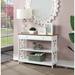 Breakwater Bay Yeprad 39.5" Console Table Wood in White | 31.5 H x 39.5 W x 12 D in | Wayfair 8626D05DBC3F48A6A932BF070AF860A5