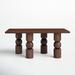 Joss & Main Crews Solid Wood Extendable 4 Legs Coffee Table Wood in Brown | 18.1 H x 42.1 W x 20.9 D in | Wayfair D05BEA91E4894119ACA008AA38771721