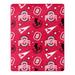 Northwest NCAA Ohio State Pennant Mickey Hugger Pillow & Silk Touch Throw Set Polyester in Pink/Red | 50 H x 40 W in | Wayfair 1COB3125A0007RET