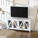 Latitude Run® Tymoteusz TV Stand for TVs up to 58" Wood in White | 23.5 H x 51.25 W x 13.75 D in | Wayfair 728D19DB4D6D429688CB4FEF61B87704