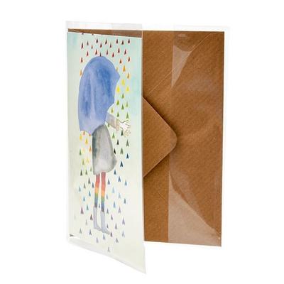 Crystal Clear A6 Card Jacket - Perfect For A6 Size Cards & Stationary Bag Size: 6 Bar 11/16" x 9 3/4" 100 Bags Crystal Clear Bags