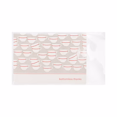 Self Adhesive Flap Seal Crystal Clear Bags For Index Cards Gift Cards & Crafts| Bag Size: 3 3/4" x 5 1/8" 100 Bags |Crystal Clear Bags