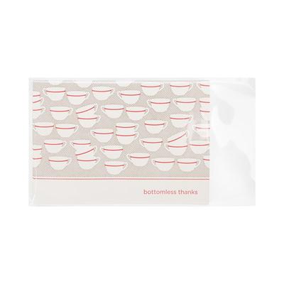 Self Adhesive Flap Seal Crystal Clear Bags For Index Cards Gift Cards & Crafts| Bag Size: 3 3/4" x 5 1/8" 100 Bags |Crystal Clear Bags