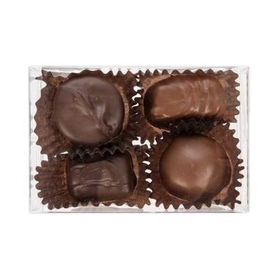 Small Rectangle Chocolate Boxes with Inserts for 4 Candies Truffles or even Jewelry Box Size: 2 3/4