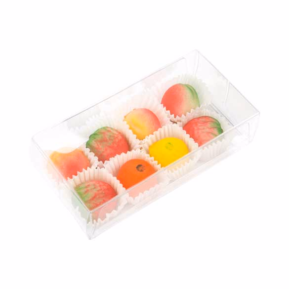 Medium 8 Truffle Size Chocolate Boxes with Inserts for 8 Candies Chocolates & Truffles Box Size 2 3/4" x 1 7/16" x 5 1/2" 100 Sets |