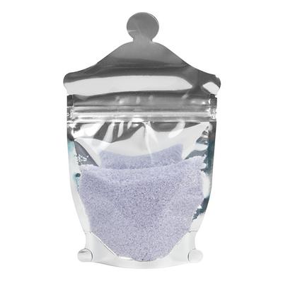 Apothecary Jar Shaped Pouch, Clear Front Panel 5 1/2" x 2 3/8" x 9" 100 pack