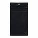 Matte Black Hanging Zipper Barrier Bags w/ Child Resistant Zipper 3? x 4 1/2? 100 Pack CRHZB3MB