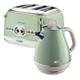 ARIETE Vintage ARPK20 4-Slice Toaster & Jug Kettle Bundle - Green