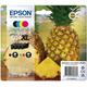 EPSON 604 XL Pineapple Cyan, Magenta, Yellow & Black Ink Cartridges - Multipack, Black,Yellow,Cyan,Magenta