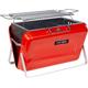 GEORGE FOREMAN Go Anywhere Briefcase GFPTBBQ1005R Portable Charcoal BBQ - Red