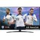 50" LG 50NANO766QA Smart 4K Ultra HD HDR LED TV with Google Assistant & Amazon Alexa, Silver/Grey,Blue