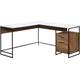 TEKNIK Moderna L-Shaped Desk - Mango