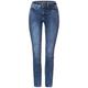 Street One Slim Fit Jeans Damen authentic indigo wash, Gr. 29-34, Baumwolle, Weiblich Denim Hosen