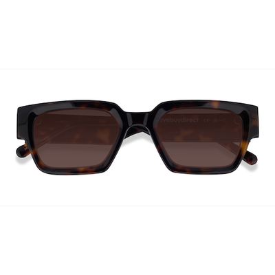 Unisex s rectangle Tortoise Acetate Prescription sunglasses - Eyebuydirect s Pomade