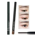 Black Brown Eyeliner Pen Quick-drying Eyeliner Automatic Rotating Eyeliner Gel Pen Smooth Pencil