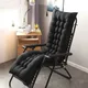 Rocking Chair Cushion Garden Patio Sun lounger Cushion Long Recliner Reclining Chair Pad Indoor