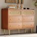 Chest of Drawers, 6 Drawer Dresser, Floor Storage Drawer Cabinet