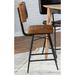 Coaster Furniture Partridge Upholstered Counter Height Stools (Set of 2) - 17.25'' x 24.00'' x 39.00''