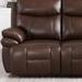 Hydeline Springdale Zero Gravity Power Recline and Headrest Top Grain Leather Sofa with Built in USB Ports