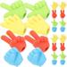 24pcs Pencil Erasers Rubber Pencil Top Erasers Funny Pencil Eraser Toppers Rock Paper Scissors Erasers Pencil Top Eraser Gift