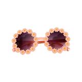 Wojeull Pet Sunglasses Flower Sunglasses Circular Role Playing Glasses Photo Props Glasses For Cats And Small And Medium Sized Dogs