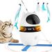 Modanais Cat Toys for Indoor Cats Kitten 3 in 1 Automatic Interactive Cat Electric Toys with Cat Feather Toys Cat Laser Toys Cat Toy Balls USB Rechargeable Electronic Cat Toy Cat Exercise Toys
