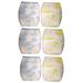 TATU Reborn Baby Dolls Diapers 22 inch Newborn Reusable 6-Piece Pack Fit 18-22 Reborn Dolls Alive