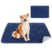 Dog Crate pad Dog Mats for Sleeping Dog Crate Mat with Anti-Slip Bottom Breathable Dog Crate Bed Kennel Pad Dark Colored to Hide Stains Washable Pet Mattress