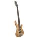 Glarry 44 Inch GIB 5 String H-H Pickup Laurel Wood Fingerboard Electric Bass Guitar with Bag and other Accessories Burlywood