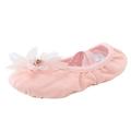 Quealent Big Kid Girls Shoes Child Shoes Children Shoes Dance Shoes Dancing Ballet Performance Indoor Pearl Flower Yoga Practice Girls Size 13 Shoes Pink 3.5