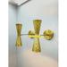 2 holder Modern Handcrafted Brass Wall Sconce - Handmade Brass Wall Light Lamp