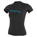 O Neill Wetsuits Women s O Neill Basic Skins UPF 50+ Short Sleeve Rash Guard Black X-Large