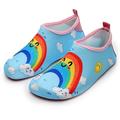 Water Shoes for Kids Girls Boysï¼ŒToddler Kids Swim Water Shoes Quick Dry Non-Slip Barefoot Sports Shoes Aqua Socks for Beach Outdoor Sports