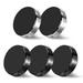 5 Pack Flat Magnetic Phone Car Mount Holder Universal Stick on Car Dashboard Windshield Wall Mirror for Cell Phone Smartphone Mini Tablets with Swift-Snap Technology - Extra Slim- Black & Silver