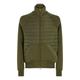 Tommy Hilfiger Herren Sweatjacke MIX MEDIA ZIP THRU STAND COLLAR, oliv, Gr. XL