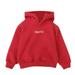 adviicd Toddler Girl Hoodless Sweatshirts Fashion Toddler Girl Casual Hoodless Slim Sweater Red 100