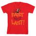 Youth Red Flash Fast Not Last T-Shirt