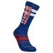 Unisex Mitchell & Ness New England Patriots Lateral Crew Socks